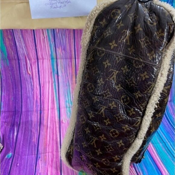 Louis Vuitton Patent Leather Bag 2007 Runway Thunder Rare Authentic - Picture 11 of 16